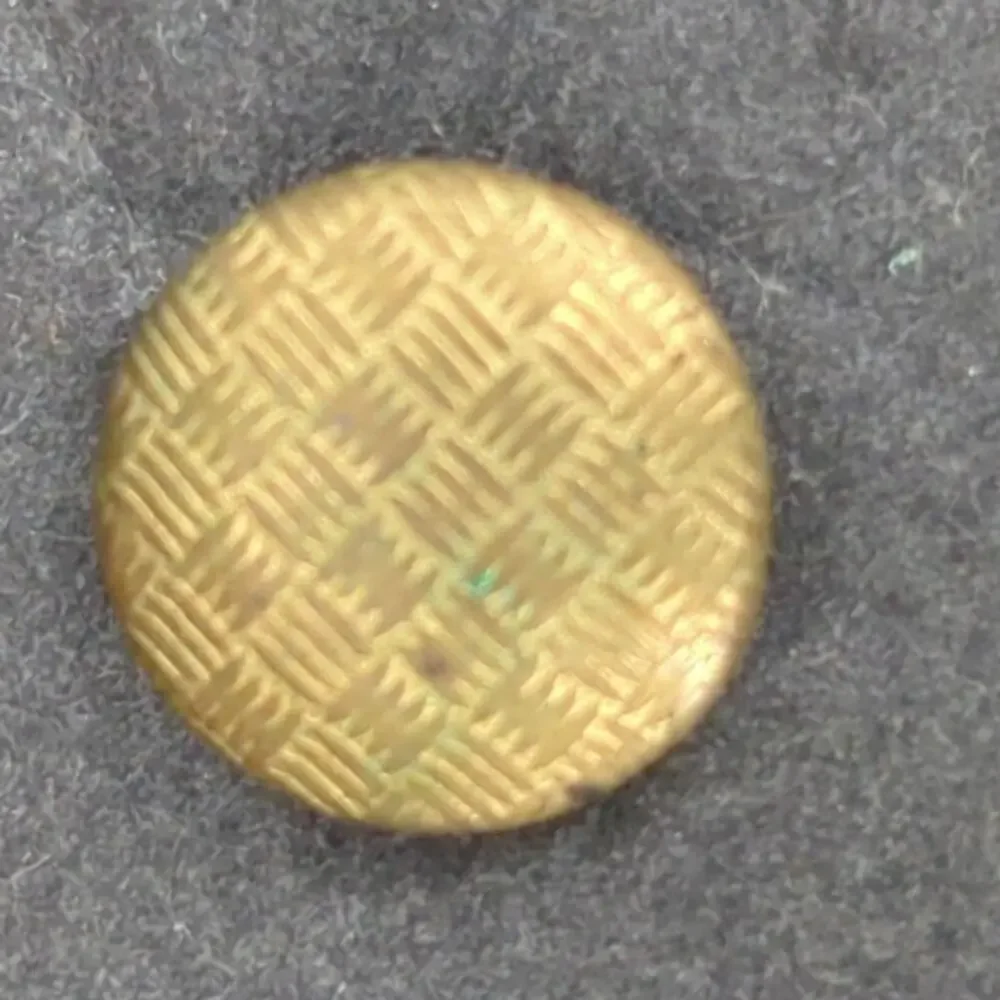 LOT D of 10 Antique Vintage Victorian Brass Mixed Materials Buttons ESTATE FIND